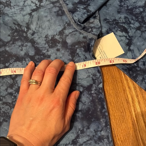 Old Navy Blue Long Sleeve UV Protection Swim Tie-Dye Shirt - Picture 9 of 11